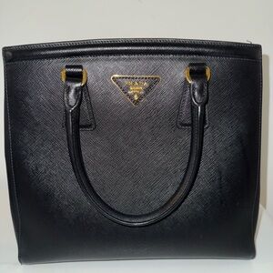 Prada Black Saffiano Leather Handbag